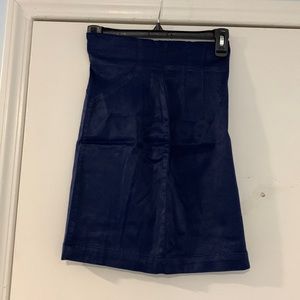 Ernestina cerini Navy blue stretchy sexy skirt